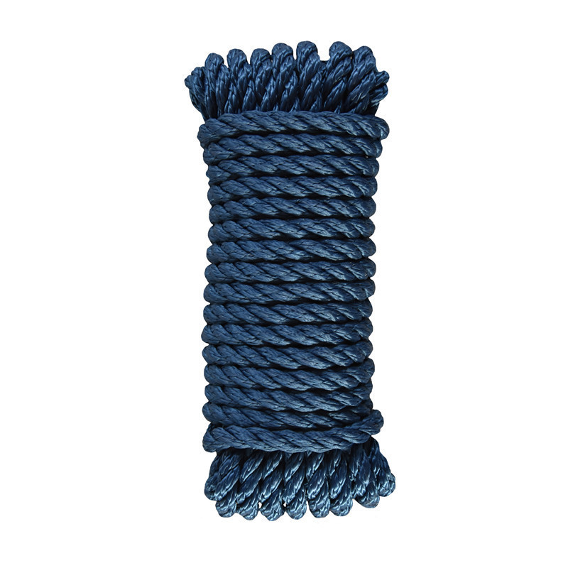 3/8“*8‘ navy 3 strand twisted fender rope