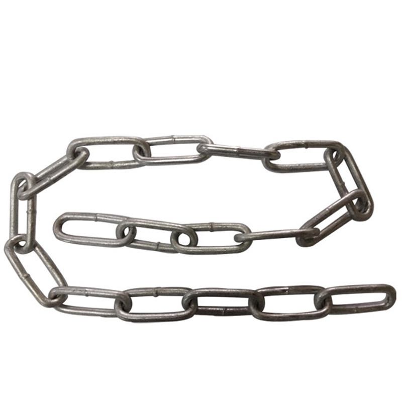 hot dipped GALV DIN763 long link mooring chain
