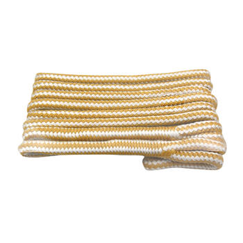 Gold/White Double Braided Nylon marine 
 Fender rope