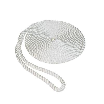 white 3/8*6 3-strand Twisted fender rope