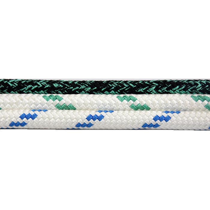 China Solid braid rope nylon rope 1/8 inch white color rope in cheaper  price factory and manufacturers