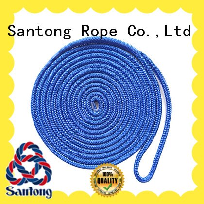 mooring braided nylon rope red for tubing SanTong